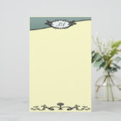 Viktorianische Kleider Briefpapier (Stehend Vorderseite)