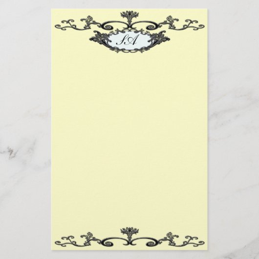 Viktorianische Kleider Briefpapier (Vorderseite)