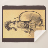 Viktorianische kleine Mädchenkollektion Sherpadecke (Vorderseite (Horizontal))