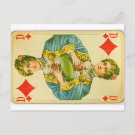 Viktorianische Königin der Diamanten Postkarte