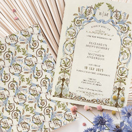 Viktorianische Königliche Elegance Hochzeitsfeiern Einladung