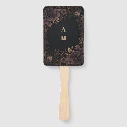 Viktorianische Königliche Gotische Hochzeit Fächer (Vorderseite)