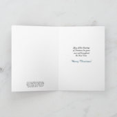 Viktorianische Krippenkarte Feiertagskarte (Innenseite)