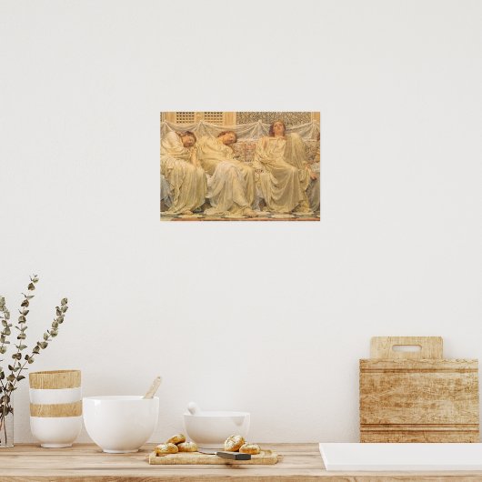 Viktorianische Kunst, Träume von Albert Joseph Moo Poster (Küche)