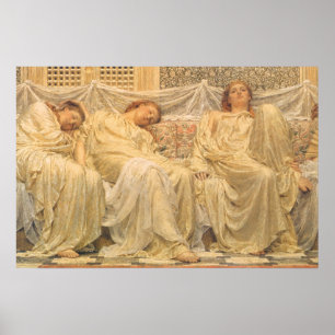 Viktorianische Kunst, Träume von Albert Joseph Moo Poster