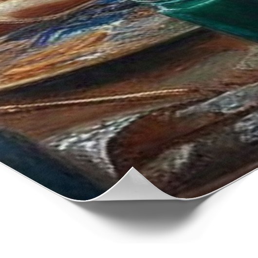 Viktorianische Künstlerin Poster (Ecke)