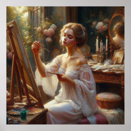 Viktorianische Künstlerin Poster