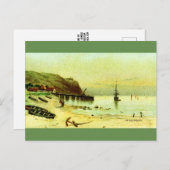 Viktorianische Küste Feiertagspostkarte (Vorne/Hinten)