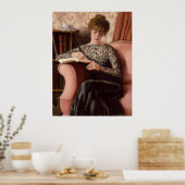 Viktorianische Lady Art Black Lace Poster (Küche)