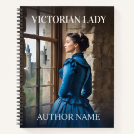 Viktorianische Lady Book Cover Inspiration Noteboo Notizblock