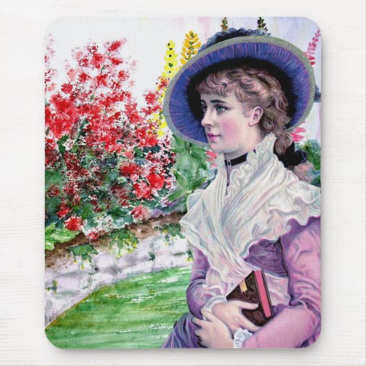 Viktorianische Lady Design Mouse Pad Mousepad (Vorne)