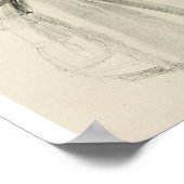 Viktorianische Lady Fashion Poster (Ecke)