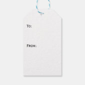 Viktorianische Lady in Feathered Hat-Geschenkmarke Geschenkanhänger (Rückseite)