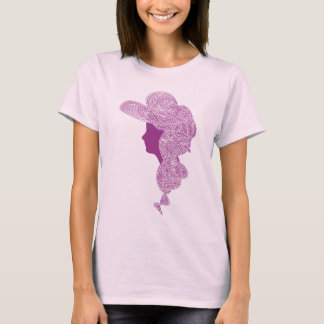 Viktorianische Lady - Lila T-Shirt