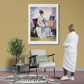 Viktorianische Lady mit Schmuckkasten - Elegant Vi Poster