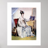 Viktorianische Lady mit Schmuckkasten - Elegant Vi Poster (Vorne)