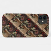 Viktorianische Lady New Year Case-Mate iPhone Hülle (Rückseite (Horizontal))