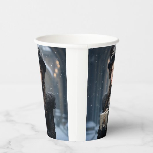 Viktorianische Lady Pappbecher (Rechts)