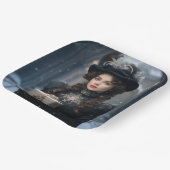 Viktorianische Lady Pappteller (Gewinkelt)