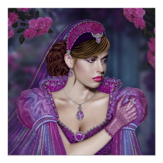 Viktorianische Lady Poster (Vorderseite)