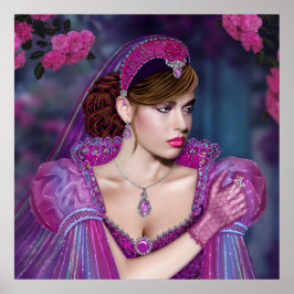 Viktorianische Lady Poster