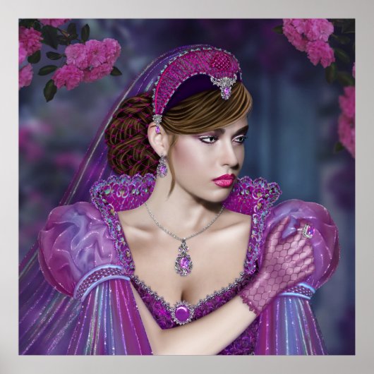 Viktorianische Lady Poster (Vorne)