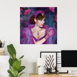 Viktorianische Lady Poster
