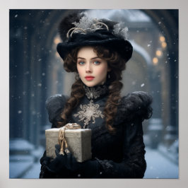 Viktorianische Lady Poster