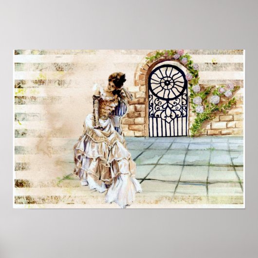 Viktorianische Lady Poster (Vorne)