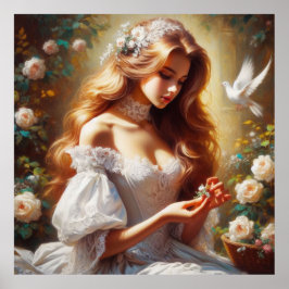 Viktorianische Lady Poster