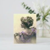 Viktorianische Lady Postkarte (Stehend Vorderseite)