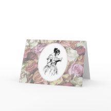 Viktorianische Lady Reading