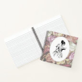 Viktorianische Lady Reading Notizblock (Innenseite)