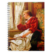 Viktorianische Lady Spiry Notebook Notizblock (Vorderseite)