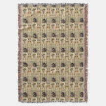 Viktorianische Lady Vintag Valentine Throw Blanket