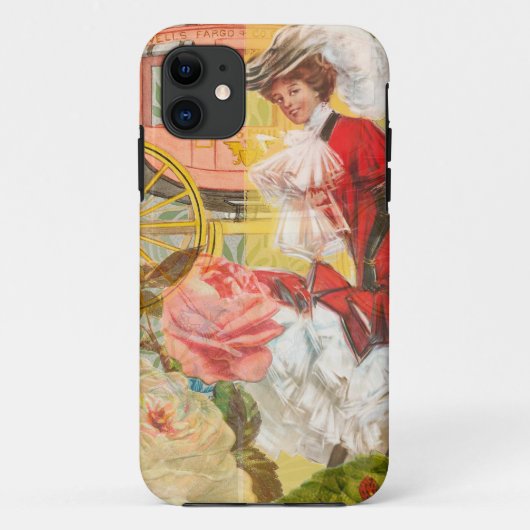 Viktorianische Lady Woman Fun Carriage Case-Mate iPhone Hülle (Rückseite)