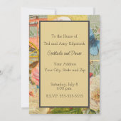 Viktorianische Lady Woman Fun Carriage Einladung (Rückseite)