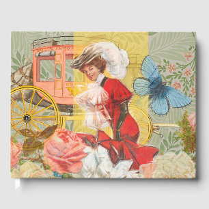 Viktorianische Lady Woman Fun Carriage Gästebuch