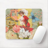 Viktorianische Lady Woman Fun Carriage Mousepad (Mit Mouse)