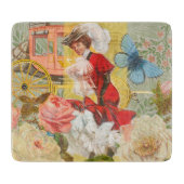 Viktorianische Lady Woman Fun Carriage Schneidebrett (Vorderseite)