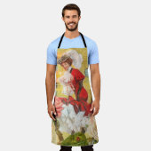 Viktorianische Lady Woman Fun Carriage Schürze (Getragen)