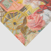 Viktorianische Lady Woman Fun Carriage Seidenpapier (Ausschnitt)