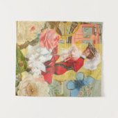 Viktorianische Lady Woman Fun Carriage Wandteppich (Vorderseite (Horizontal))