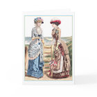 Viktorianische Ladys am Strand