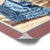 Viktorianische Ladys im Beach Old Fashion Print Poster (Ecke)