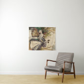 Viktorianische Ladys in Garden Conversation - Vint Wandteppich (Beispiel (Horizontal))