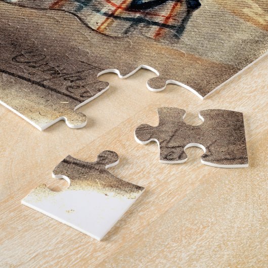 Viktorianische Ladys Vintag Design Puzzle (Seite)