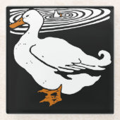 Viktorianische Landtiere Glasuntersetzer (Vorderseite)