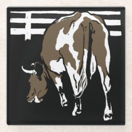 Viktorianische Landtiere Glasuntersetzer