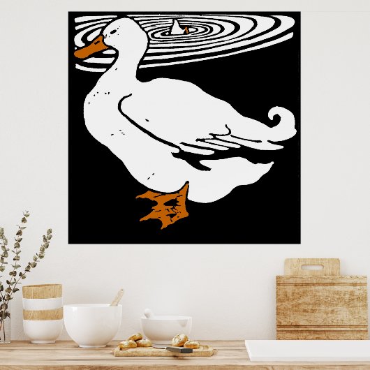 Viktorianische Landtiere Poster (Küche)